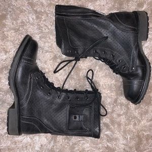Roxy Black Combat Boots